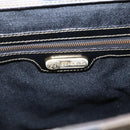 FENDI Pecan Canvas Shoulder Bag PVC Black Brown gold Auth ka1323-10