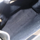 FENDI Pecan Canvas Shoulder Bag PVC Black Brown gold Auth ka1323-11