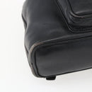 GUCCI Bamboo Backpack Leather Black Gold 003 1956 0030 Auth ka1325-16