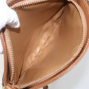 CELINE Macadam Canvas Shoulder Bag PVC Brown Gold Auth ka1327-17