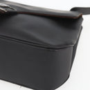 Salvatore Ferragamo Shoulder Bag Leather Dark Brown Silver Auth ka1328-10