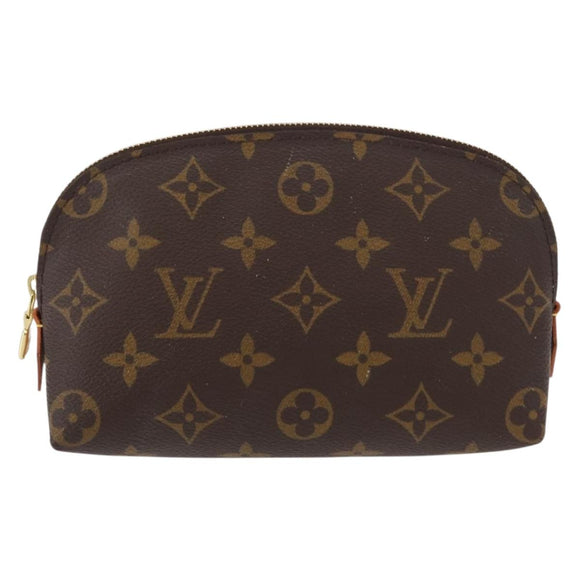 LOUIS VUITTON Monogram Pochette Cosmetic PM Cosmetic Pouch M47515 LV Auth ka133