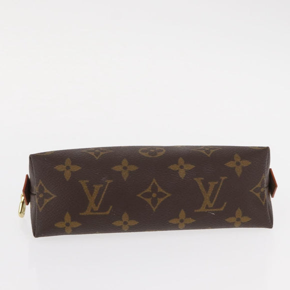 LOUIS VUITTON Monogram Pochette Cosmetic PM Cosmetic Pouch M47515 LV Auth ka133