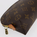 LOUIS VUITTON Monogram Pochette Cosmetic PM Cosmetic Pouch M47515 LV Auth ka133-7