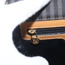 FENDI Pecan Canvas Shoulder Bag Coated Canvas Khaki Brown gold Auth ka1330-15