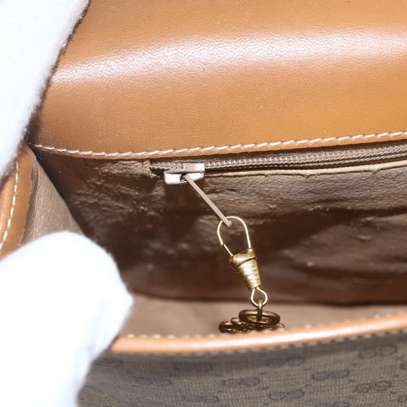 GUCCI Micro GG Supreme Web Sherry Line Bag PVC Beige 001 104 0551 Auth ka1331