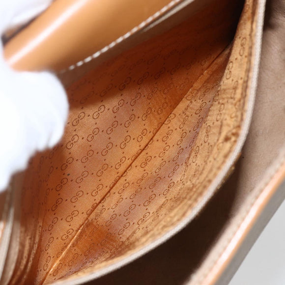 GUCCI Micro GG Supreme Web Sherry Line Bag PVC Beige 001 104 0551 Auth ka1331