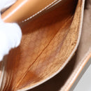 GUCCI Micro GG Supreme Web Sherry Line Bag PVC Beige 001 104 0551 Auth ka1331-11