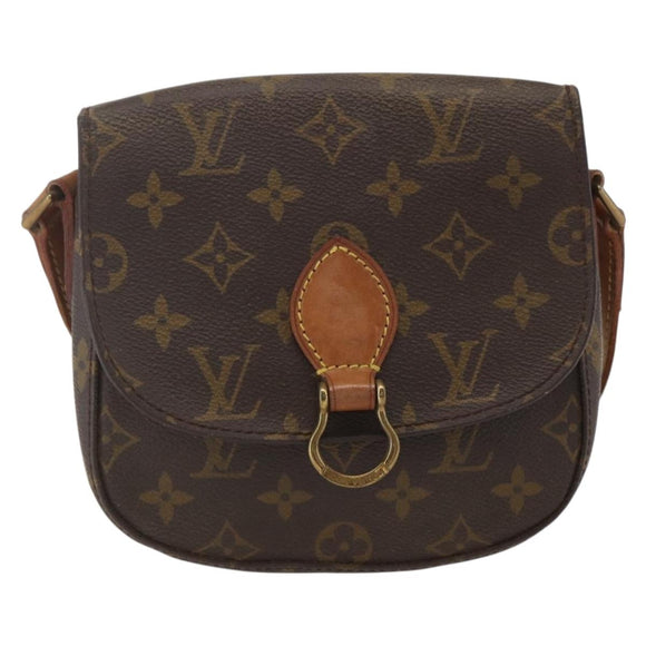 LOUIS VUITTON Monogram Saint Cloud PM Shoulder Bag M51244 LV Auth ka1333