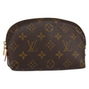 LOUIS VUITTON Monogram Pochette Cosmetic PM Cosmetic Pouch M47515 LV Auth ka134-1