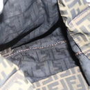 FENDI Zucca Canvas Tote Bag Black Brown Auth ka1341-11