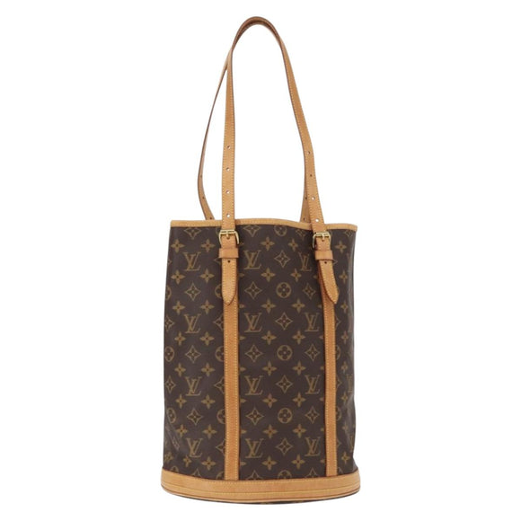 LOUIS VUITTON Monogram Bucket GM Shoulder Bag M42236 LV Auth ka1351