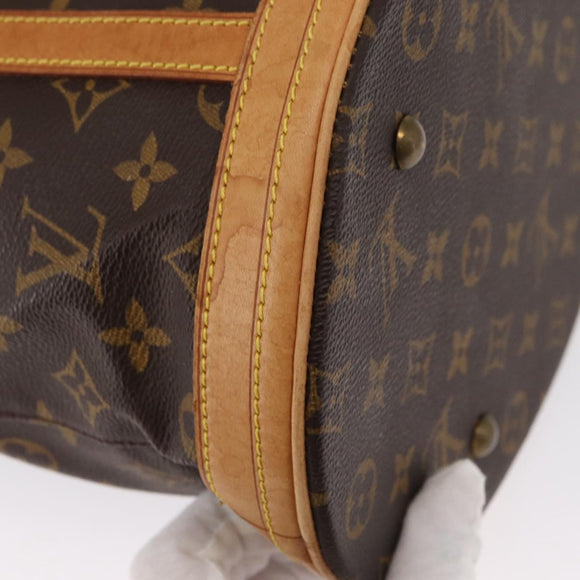 LOUIS VUITTON Monogram Bucket GM Shoulder Bag M42236 LV Auth ka1351