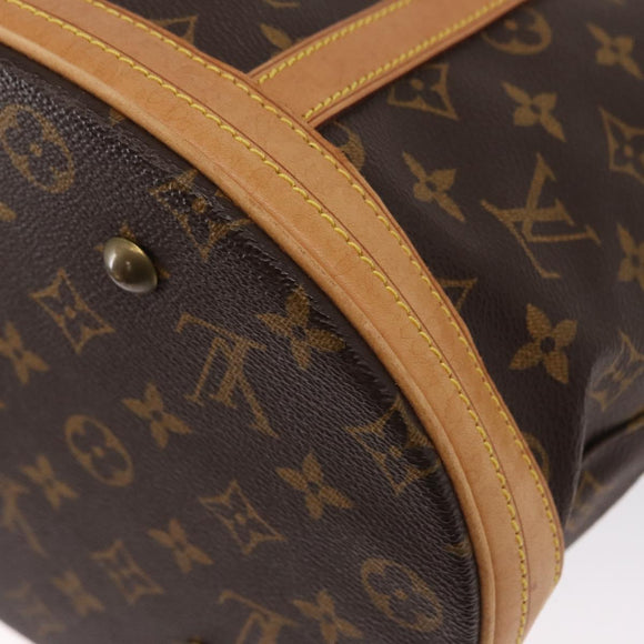 LOUIS VUITTON Monogram Bucket GM Shoulder Bag M42236 LV Auth ka1351