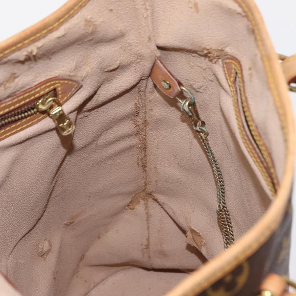LOUIS VUITTON Monogram Bucket GM Shoulder Bag M42236 LV Auth ka1351