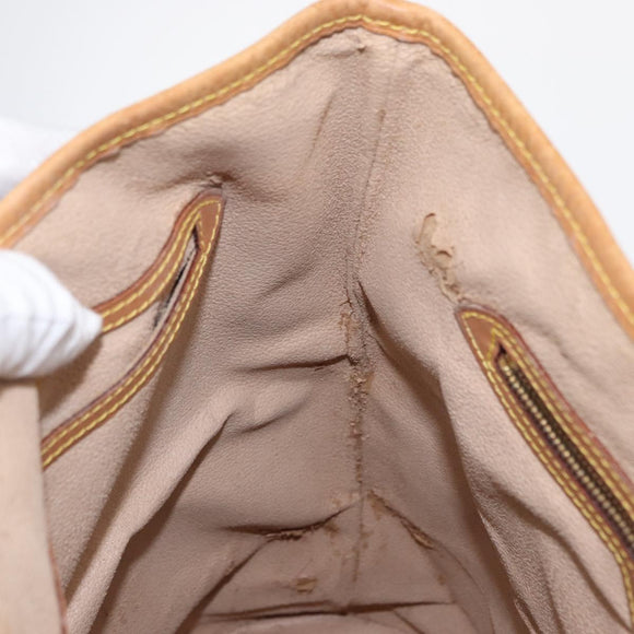 LOUIS VUITTON Monogram Bucket GM Shoulder Bag M42236 LV Auth ka1351