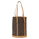 LOUIS VUITTON Monogram Bucket GM Shoulder Bag M42236 LV Auth ka1351-1