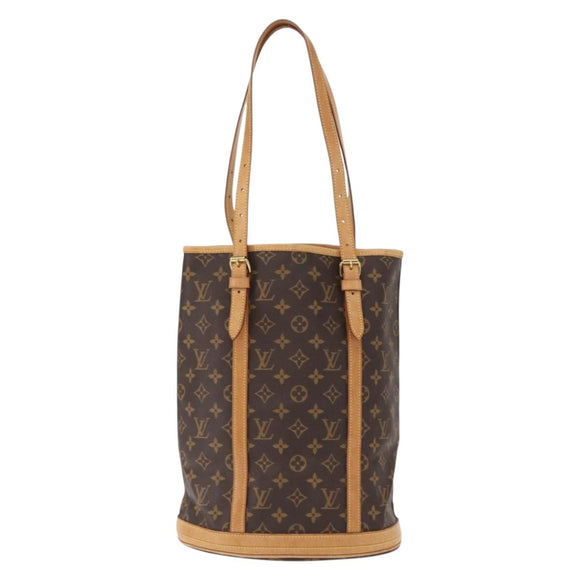LOUIS VUITTON Monogram Bucket GM Shoulder Bag M42236 LV Auth ka1351
