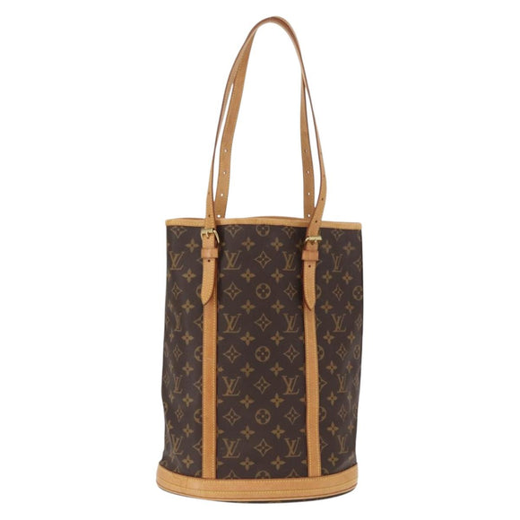 LOUIS VUITTON Monogram Bucket GM Shoulder Bag M42236 LV Auth ka1351
