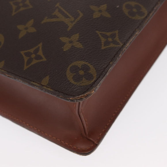 LOUIS VUITTON Monogram Porte Documents Bandouliere Bag M53338 LV Auth ka1352