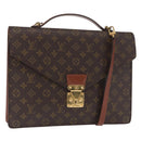 LOUIS VUITTON Monogram Porte Documents Bandouliere Bag M53338 LV Auth ka1352-1
