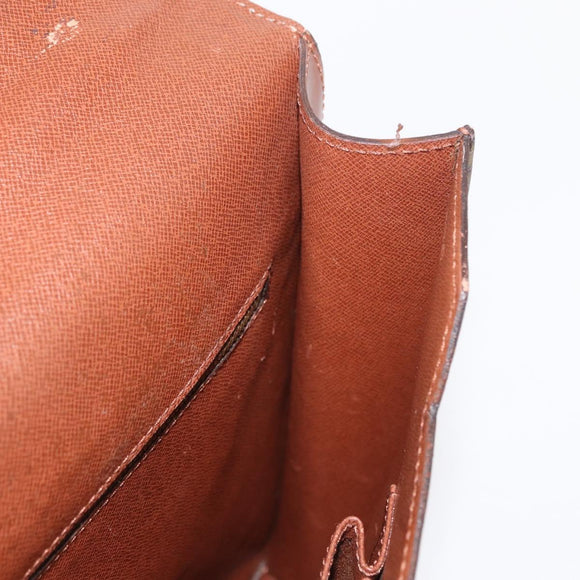 LOUIS VUITTON Monogram Porte Documents Bandouliere Bag M53338 LV Auth ka1352