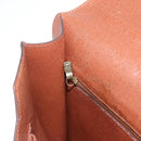 LOUIS VUITTON Monogram Porte Documents Bandouliere Bag M53338 LV Auth ka1352-24