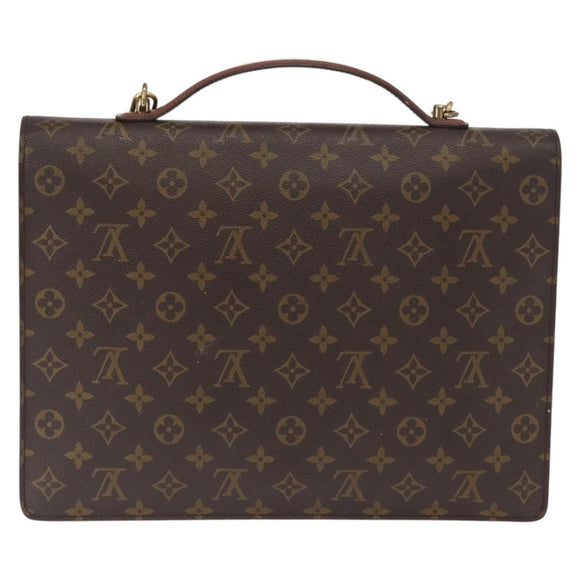 LOUIS VUITTON Monogram Porte Documents Bandouliere Bag M53338 LV Auth ka1352