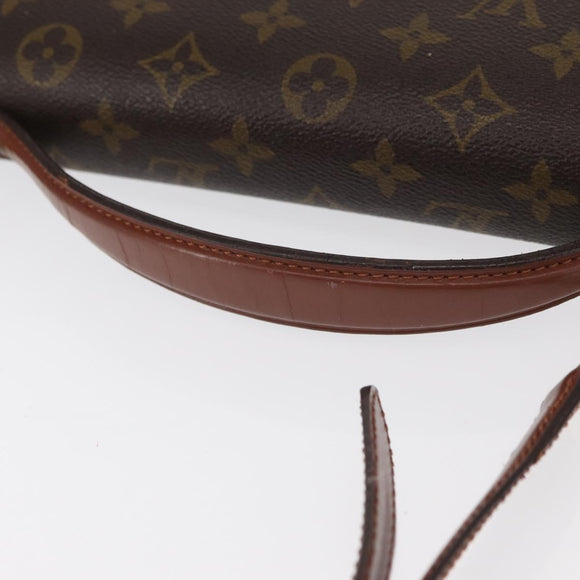 LOUIS VUITTON Monogram Porte Documents Bandouliere Bag M53338 LV Auth ka1352