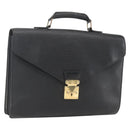 LOUIS VUITTON Epi ServietteConseiller Business Bag Black M54422 LV Auth ka1353-1