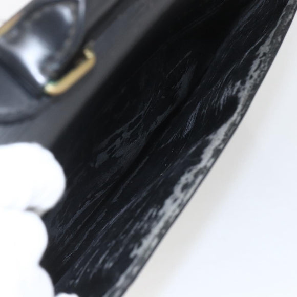 LOUIS VUITTON Epi ServietteConseiller Business Bag Black M54422 LV Auth ka1353