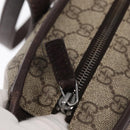 GUCCI GG Supreme Tote Bag PVC Beige Silver 181084 Auth ka1354-15