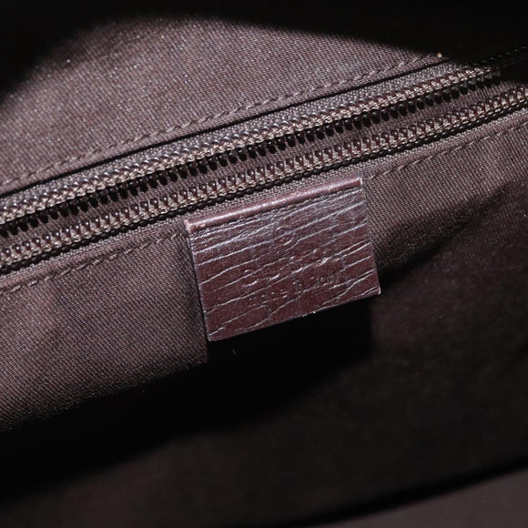 GUCCI GG Supreme Tote Bag PVC Beige Silver 181084 Auth ka1354