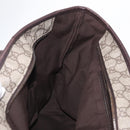 GUCCI GG Supreme Tote Bag PVC Beige Silver 181084 Auth ka1354-19