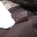 GUCCI GG Supreme Tote Bag PVC Beige Silver 181084 Auth ka1354-22