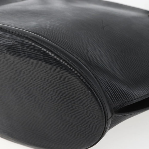 LOUIS VUITTON Epi Saint Jacques Shopping Bag Black M52262 LV Auth ka1357