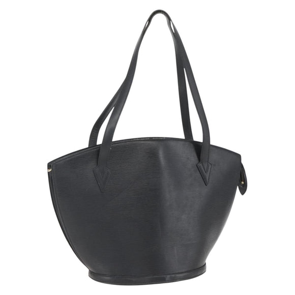 LOUIS VUITTON Epi Saint Jacques Boodschappentas Zwart M52262 LV Auth ka1357