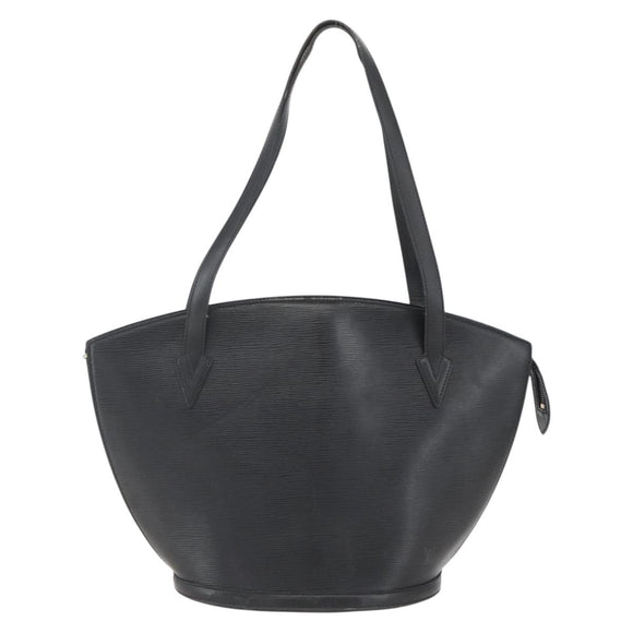 LOUIS VUITTON Epi Saint Jacques Boodschappentas Zwart M52262 LV Auth ka1357