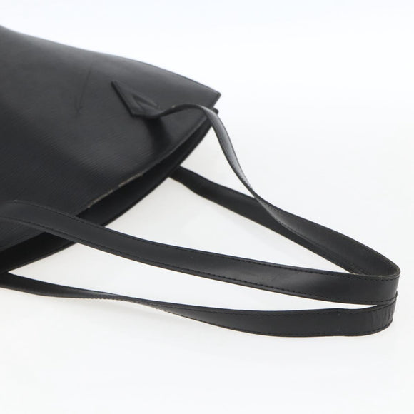 LOUIS VUITTON Epi Saint Jacques Shopping Bag Black M52262 LV Auth ka1357