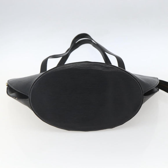 LOUIS VUITTON Epi Saint Jacques Shopping Bag Black M52262 LV Auth ka1357