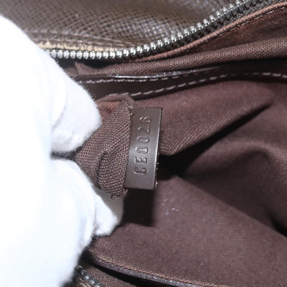 LOUIS VUITTON Taiga Reporter PM Shoulder Bag Grizzly M30158 LV Auth ka1358