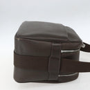 LOUIS VUITTON Taiga Reporter PM Shoulder Bag Grizzly M30158 LV Auth ka1358-4