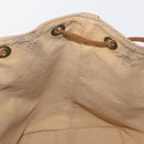 LOUIS VUITTON Nomad leather Petit Noe Shoulder Bag Beige M85003 LV Auth ka1359-18