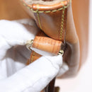 LOUIS VUITTON Nomad leather Petit Noe Shoulder Bag Beige M85003 LV Auth ka1359-12