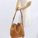 LOUIS VUITTON Nomad leather Petit Noe Shoulder Bag Beige M85003 LV Auth ka1359-20