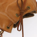 LOUIS VUITTON Nomad leather Petit Noe Shoulder Bag Beige M85003 LV Auth ka1359-6