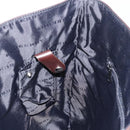 BURBERRY Nova Check Hand Bag Canvas Beige Silver Auth ka136-18