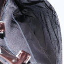 BURBERRY Nova Check Hand Bag Canvas Beige Silver Auth ka136-12