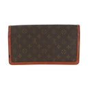 LOUIS VUITTON Monogram Pochette Dam GM Clutch Bag 2 Set M51810 LV Auth ka1361-3