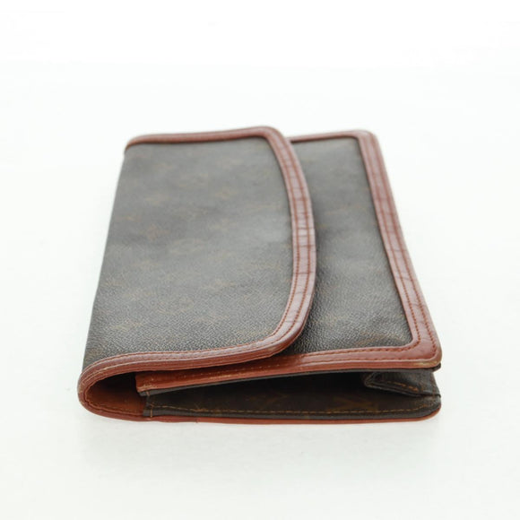 LOUIS VUITTON Monogram Pochette Dam GM Clutch Bag 2 Set M51810 LV Auth ka1361